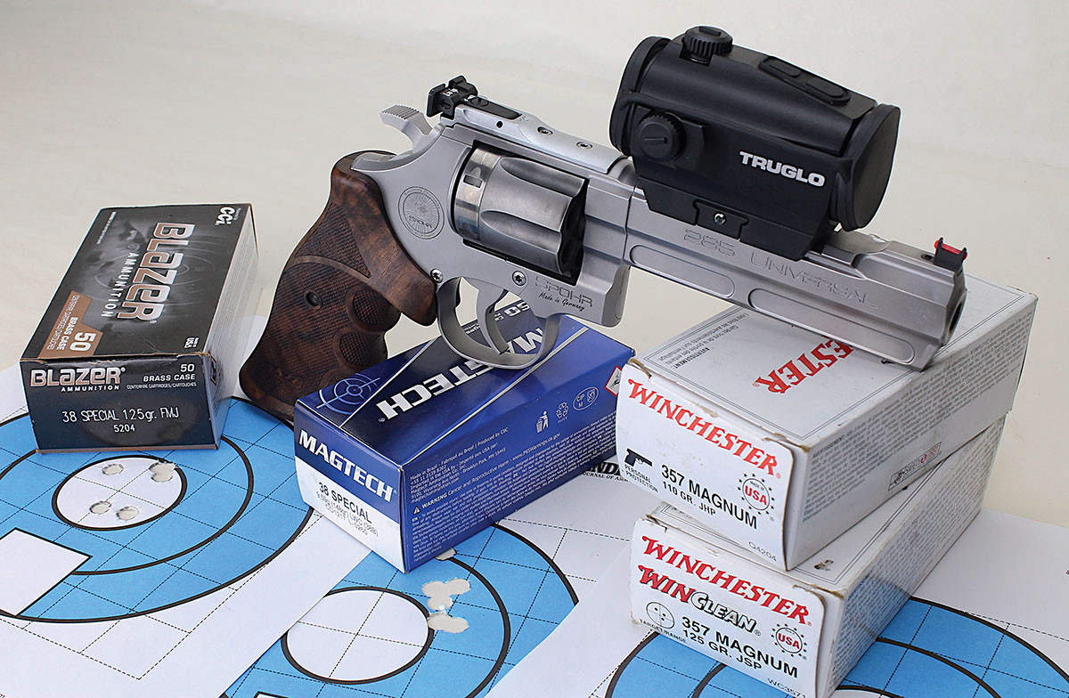 Spohr’s 285 Universal is a high-end competitor/hunter with features found on no other production revolver.